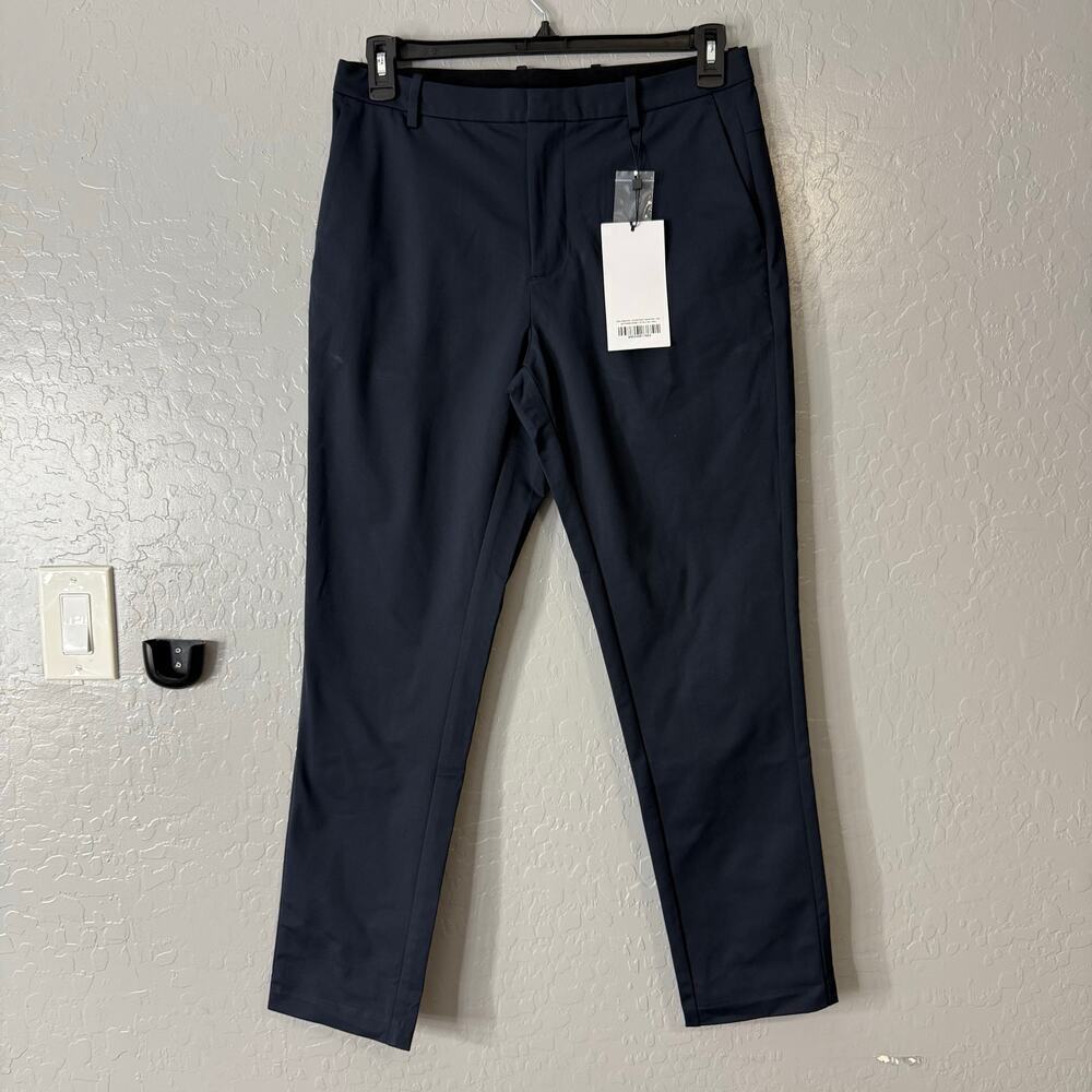 Ministry of Supply Mens Kinetic Pant Slim Kinetic Tapered Pant, Navy, 32wx30